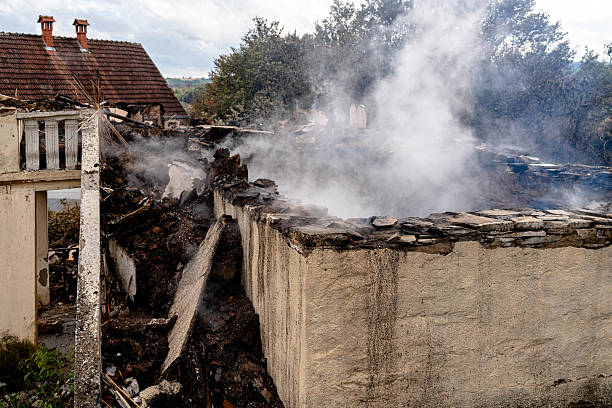 Professional Emergency Fire Cleanup technician working in Forest Hill, TX